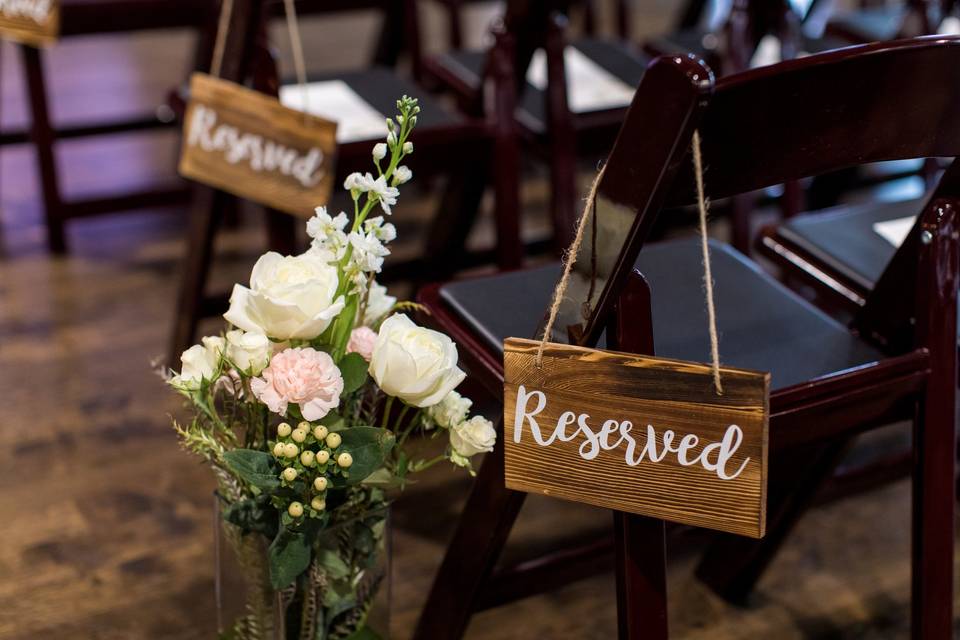 Reserved seating