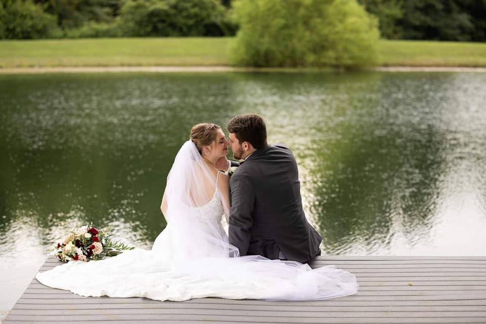 Kisses on the dock