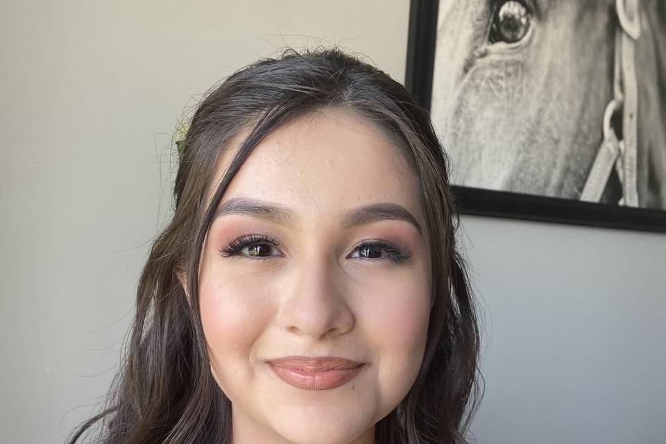 Quinceañera makeup