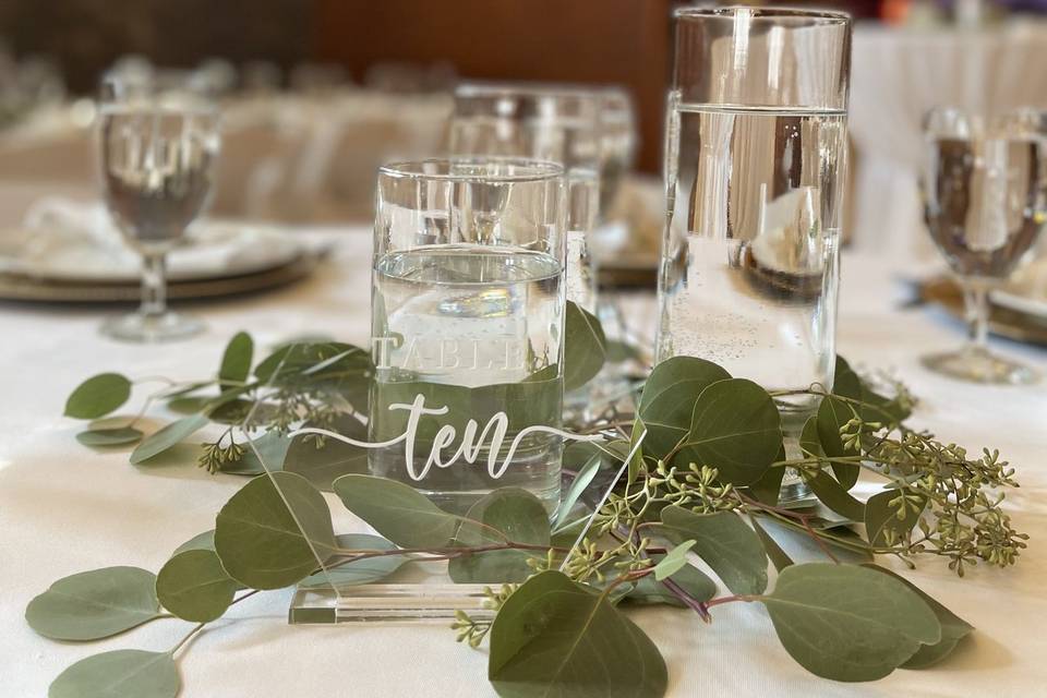 Table decorations