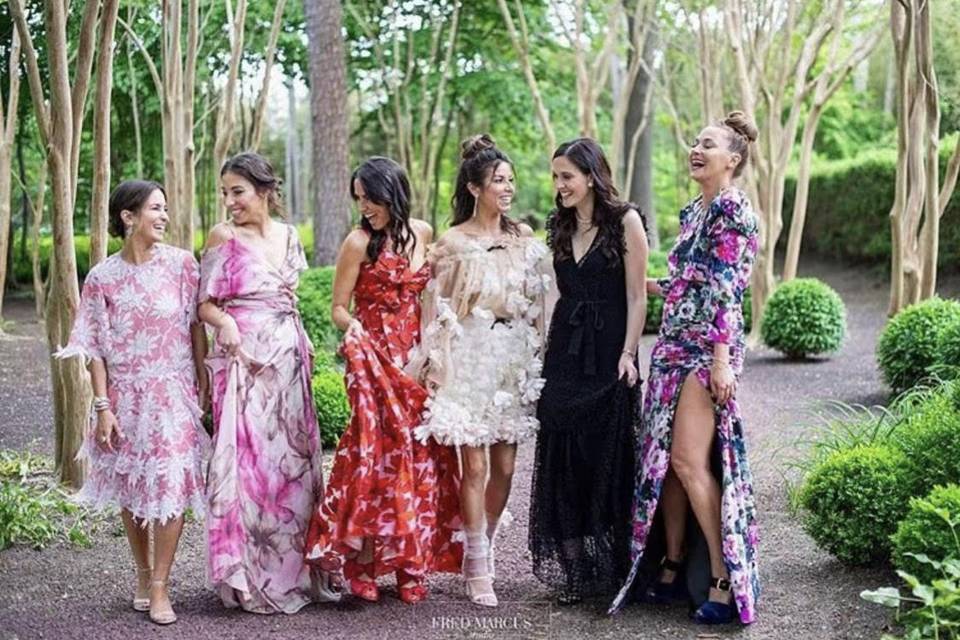 Fun with bridesmaids