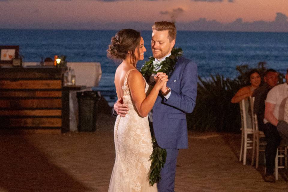 First dance at Olowalu, Maui