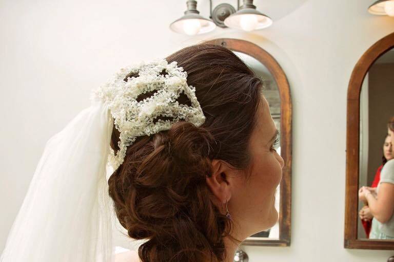 Bridal updo