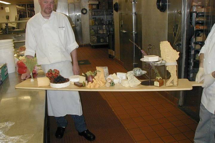 Ccj caterers cheese display
