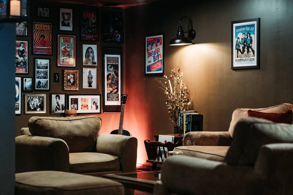 Cozy seating at Union Quarters