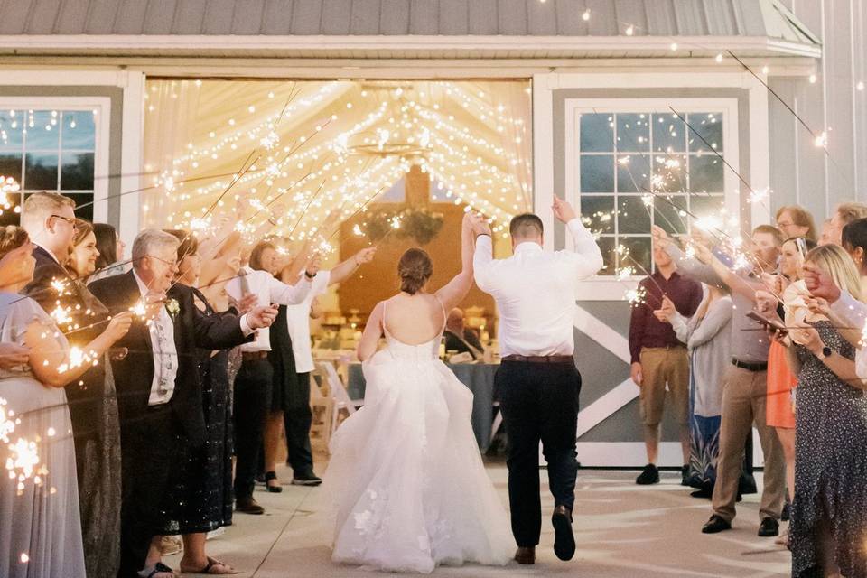 Outdoor Patio - Sparkler Exit