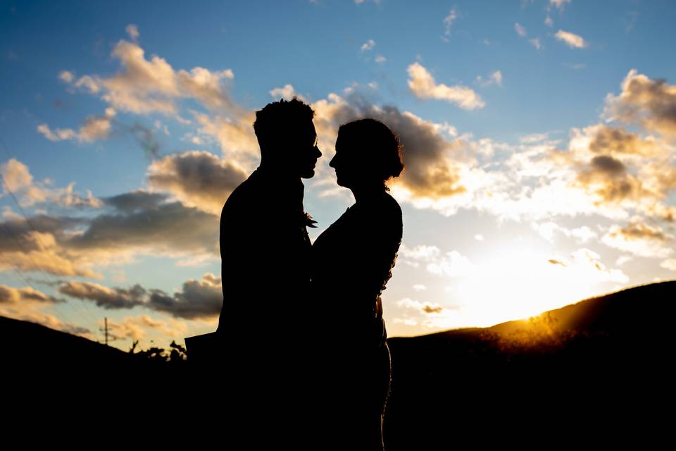 Couple at sunset