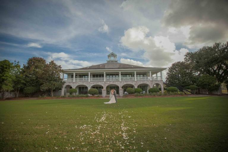 Bride and Groom at Venue