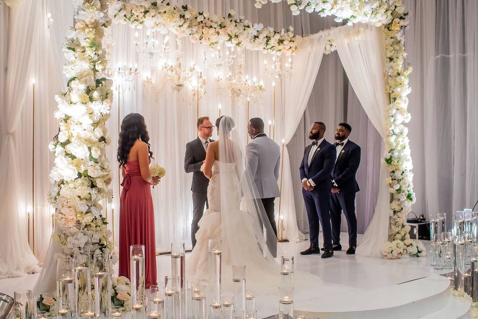 Stunning ceremony