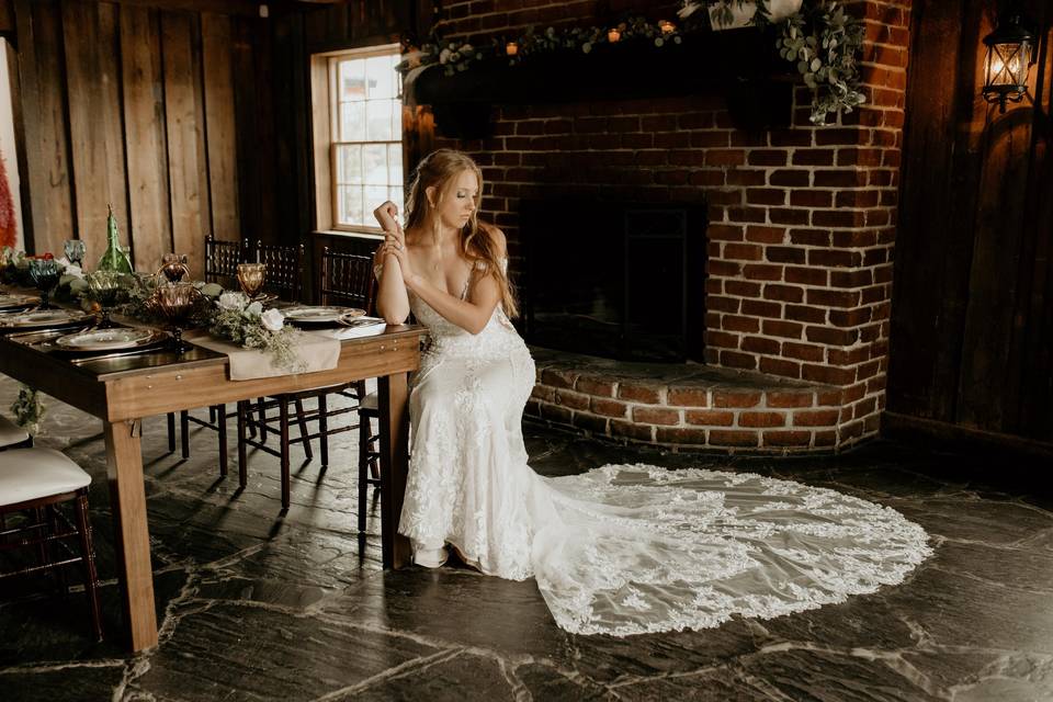 Alpine Room Bridal Portrait