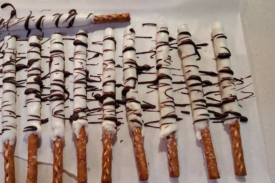 Chocolate covered pretzels