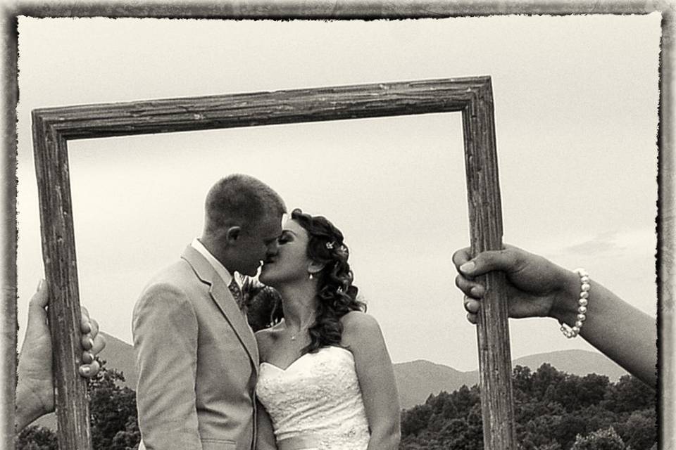 Bride with Bridesmaid