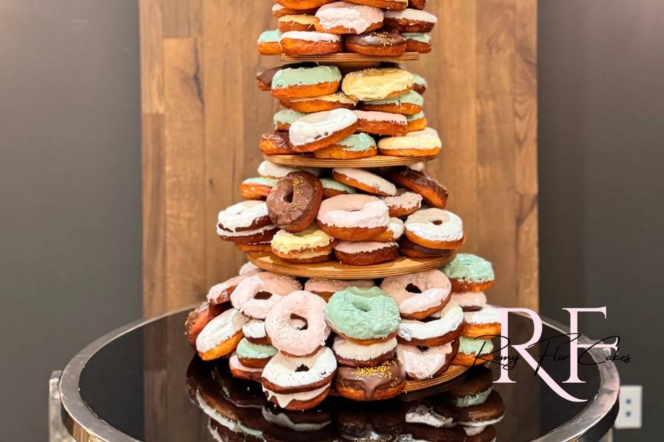 Doughnut tower