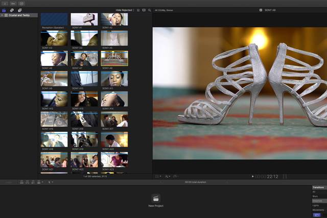 Video editing sample