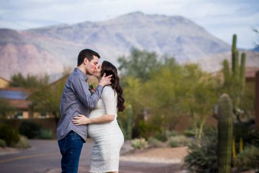 Couple kissing