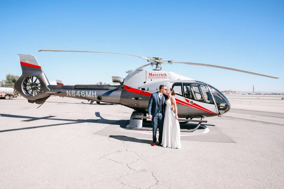 Maverick Helicopter Elopement