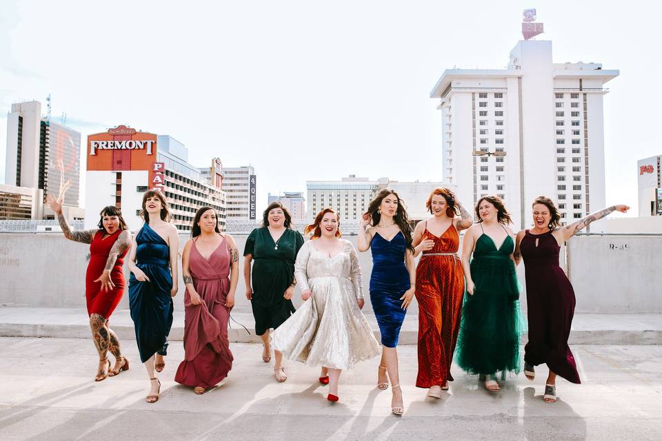 Bridesmaids in Vegas