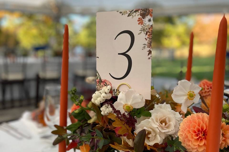 Table Numbers