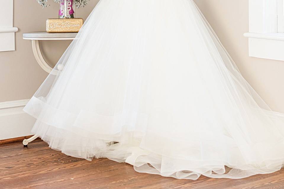 Beautiful wedding dress