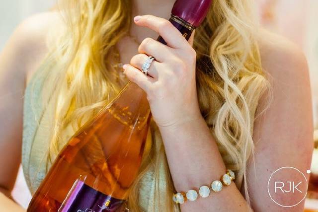 Bottle of rose