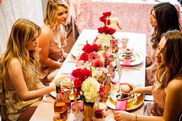 Ladies at the table