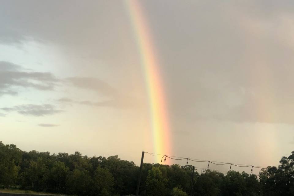 Rainbow after a short storm