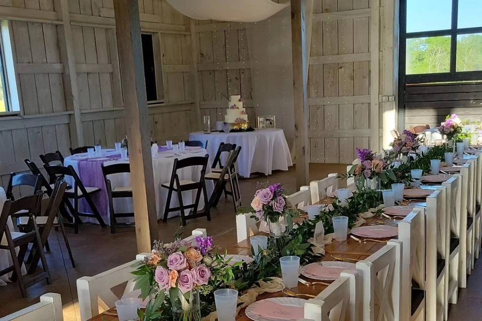 Wedding party table