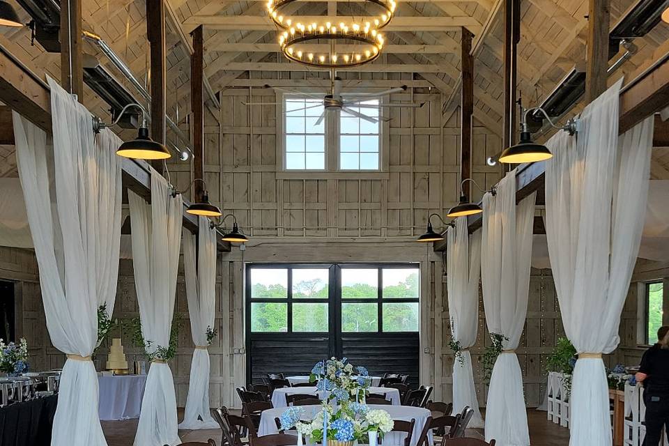 Interior of barn 2024