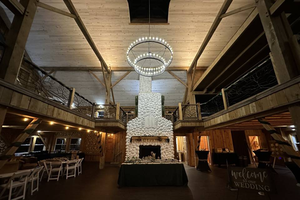 Main Entrance with Fireplace