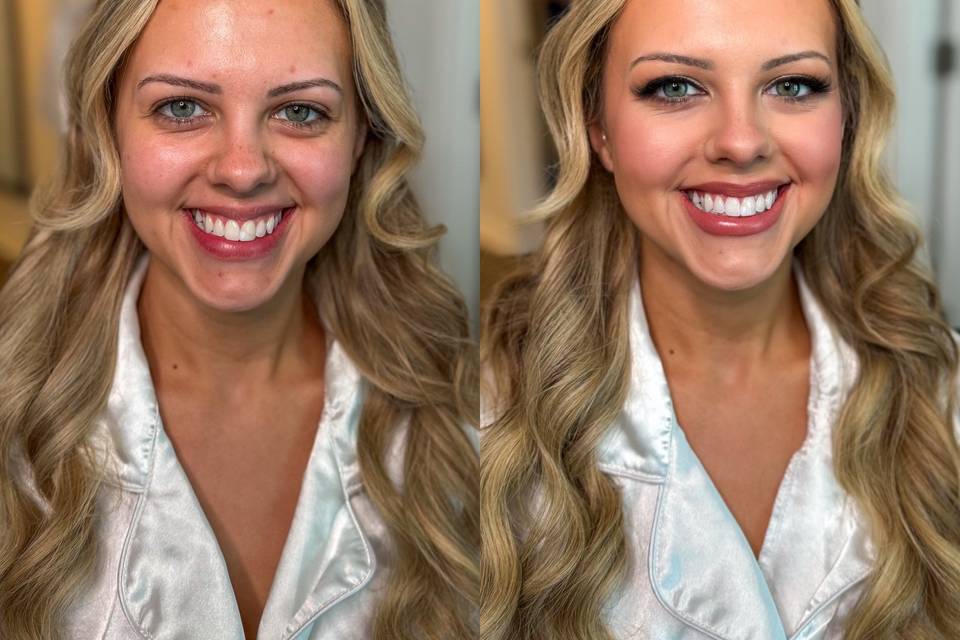 Bridal before and after