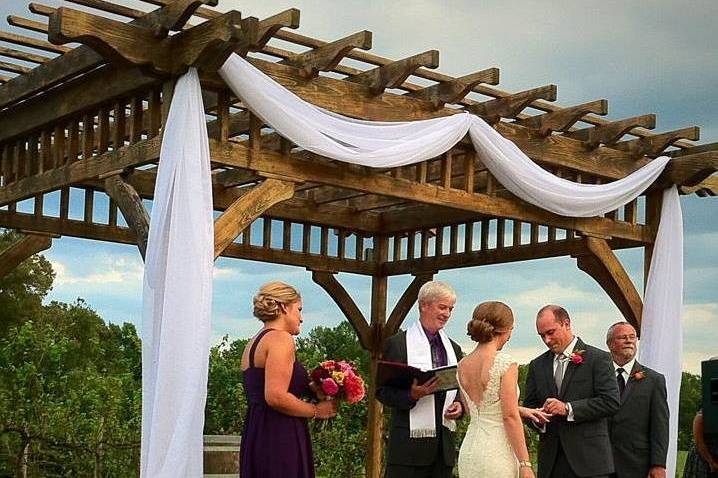 The officiant