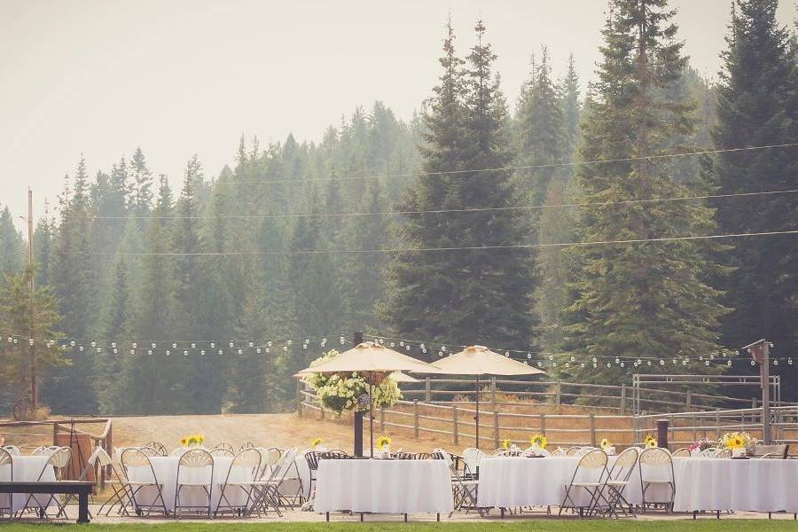 Outdoor wedding venue