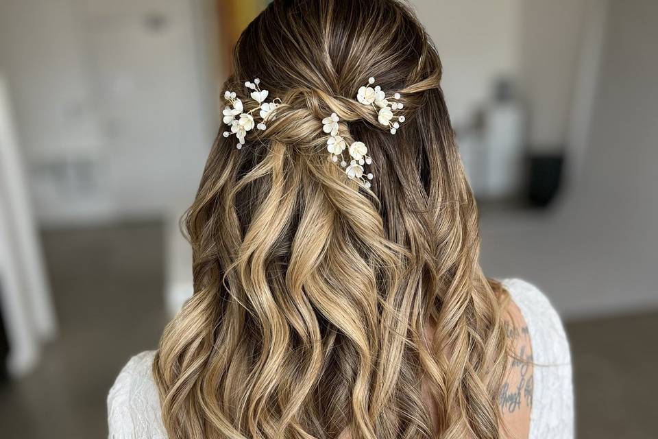 Bridal hair trial