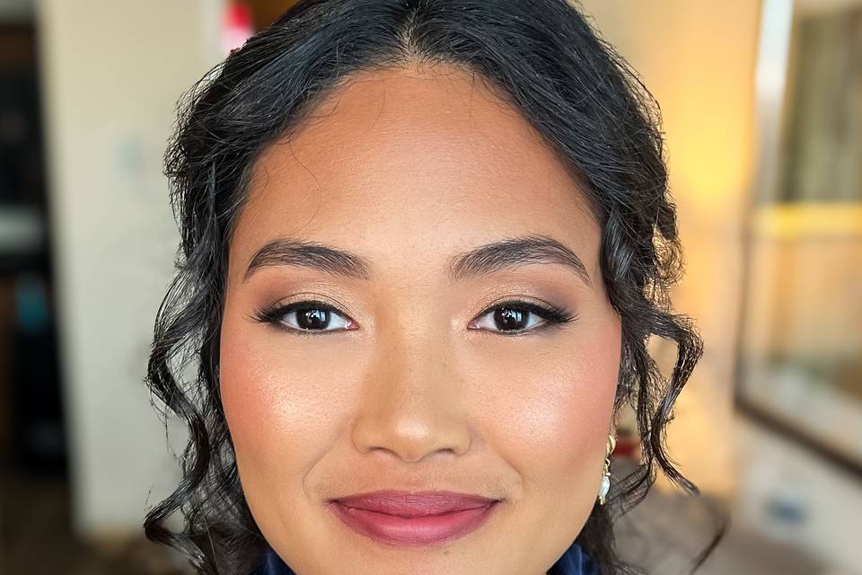 Bridesmaid Hair & Makeup