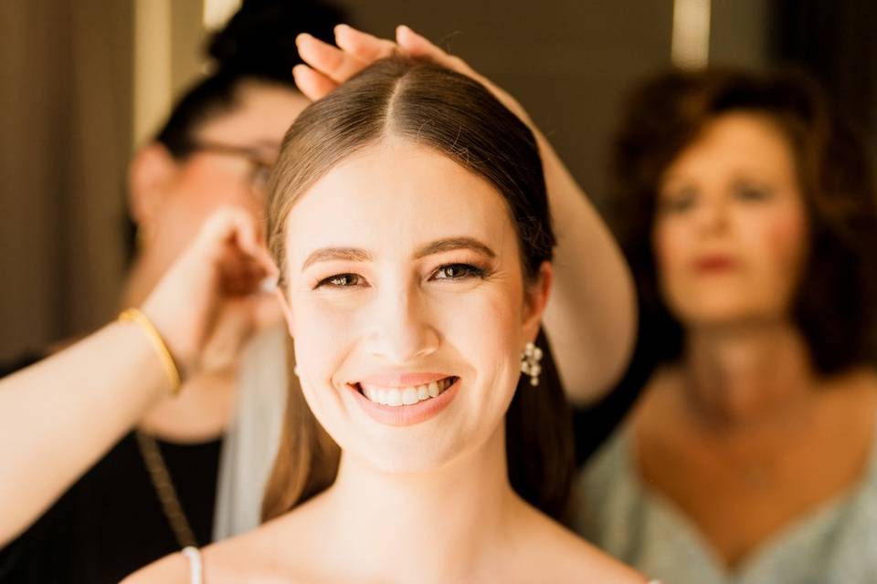 Bride's Hair & Makeup