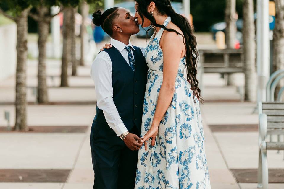 Engagement in downtown Austin