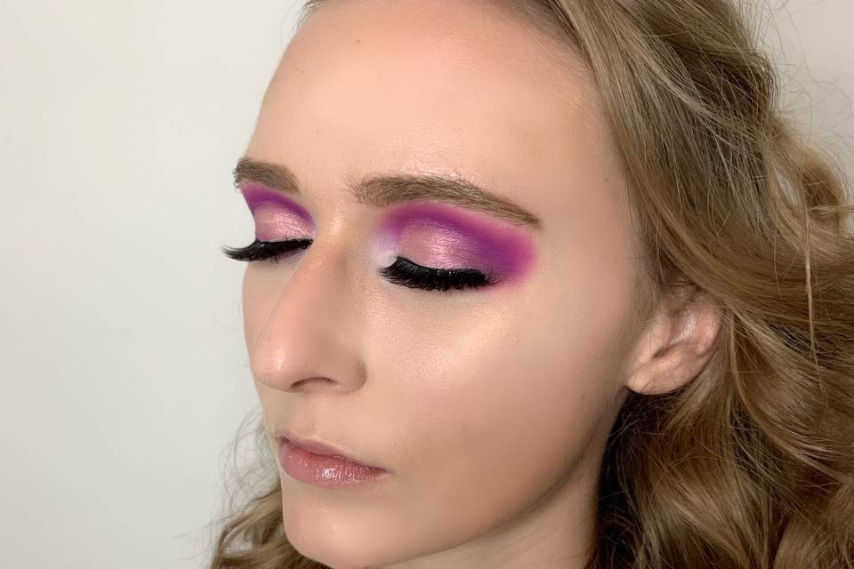 Pink and purple glam