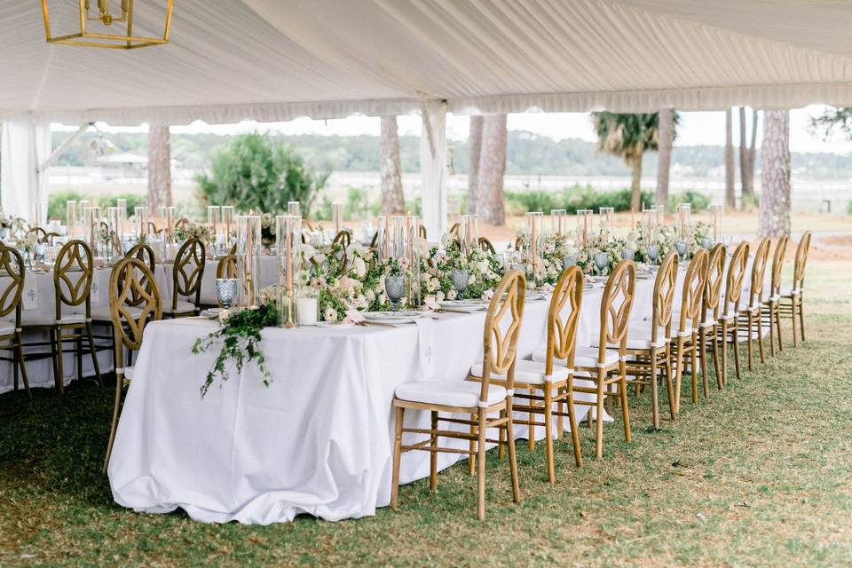 Low Country Reception Decor