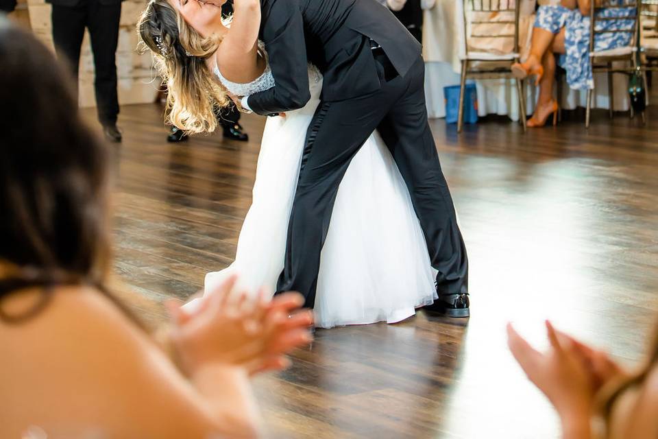 Romantic first dance