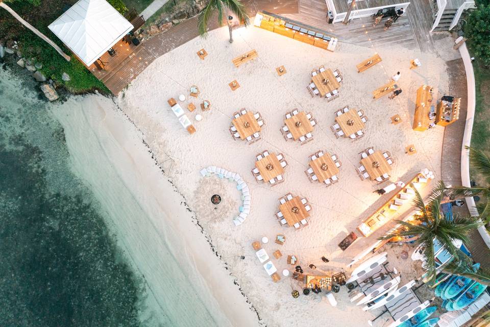 Hotel Beach Setup