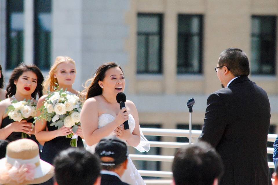 Monona Terrace ceremony