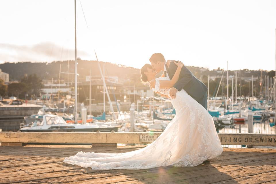 Monterey Wharf Wedding