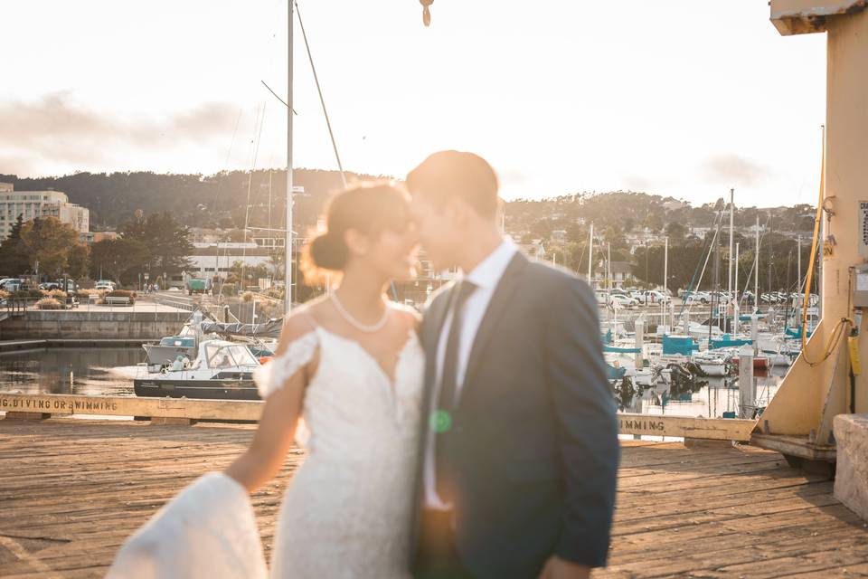 Monterey Wharf Wedding