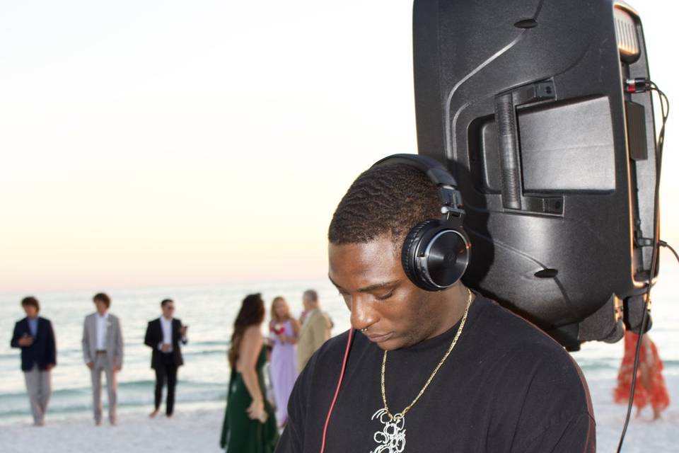 Beautiful wedding on the beach