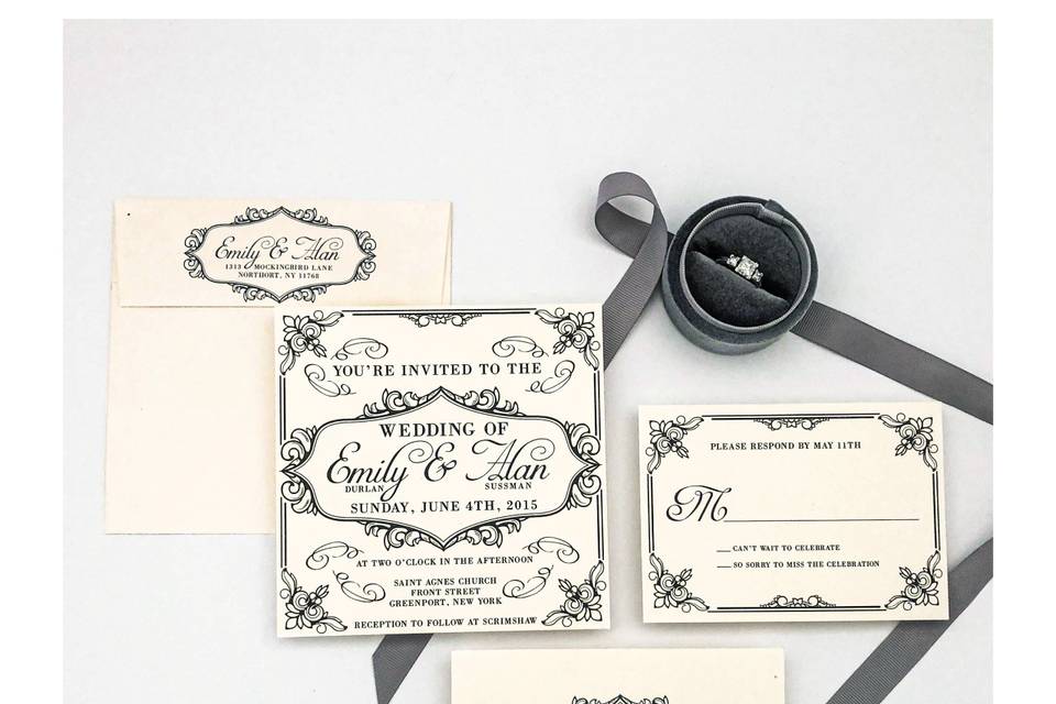 Kristie & Eric Invitation Suit