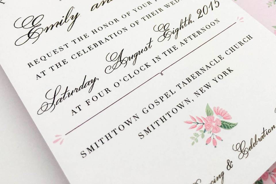 Emily & Alan Invitation Suite