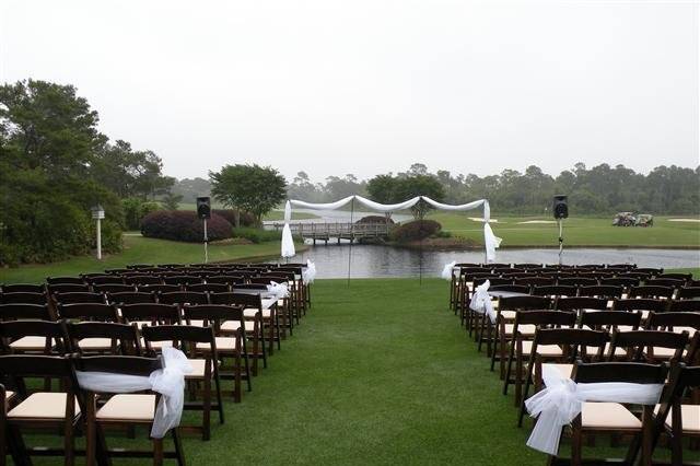 Outdoor wedding venue