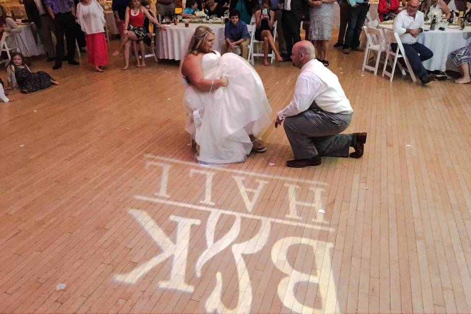 Couple dancing