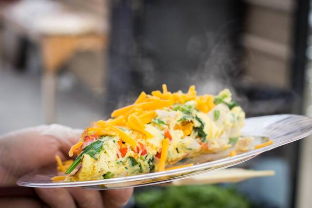 Made-to-order omelette