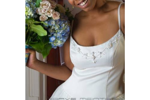 Hydrangea bridal bouquet